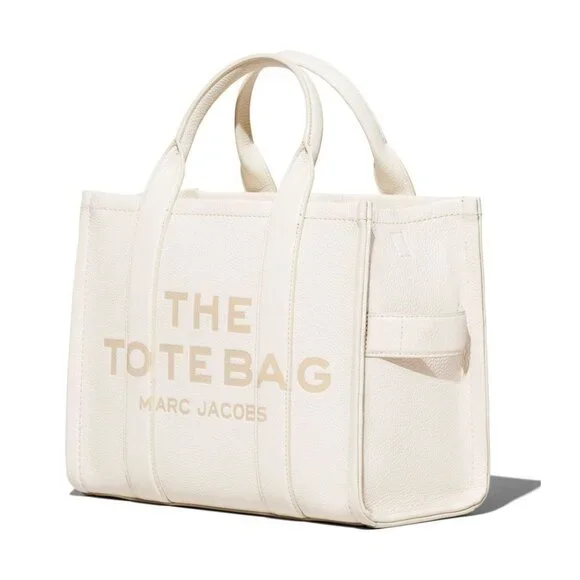 MARC JACOBS The Leather Medium Tote Bag – Cotton - Picture 4 of 10